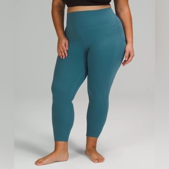 NWT Lululemon Align High-Rise Pant with Pockets 25" Capture Blue - Size 20 - Picture 7 of 7